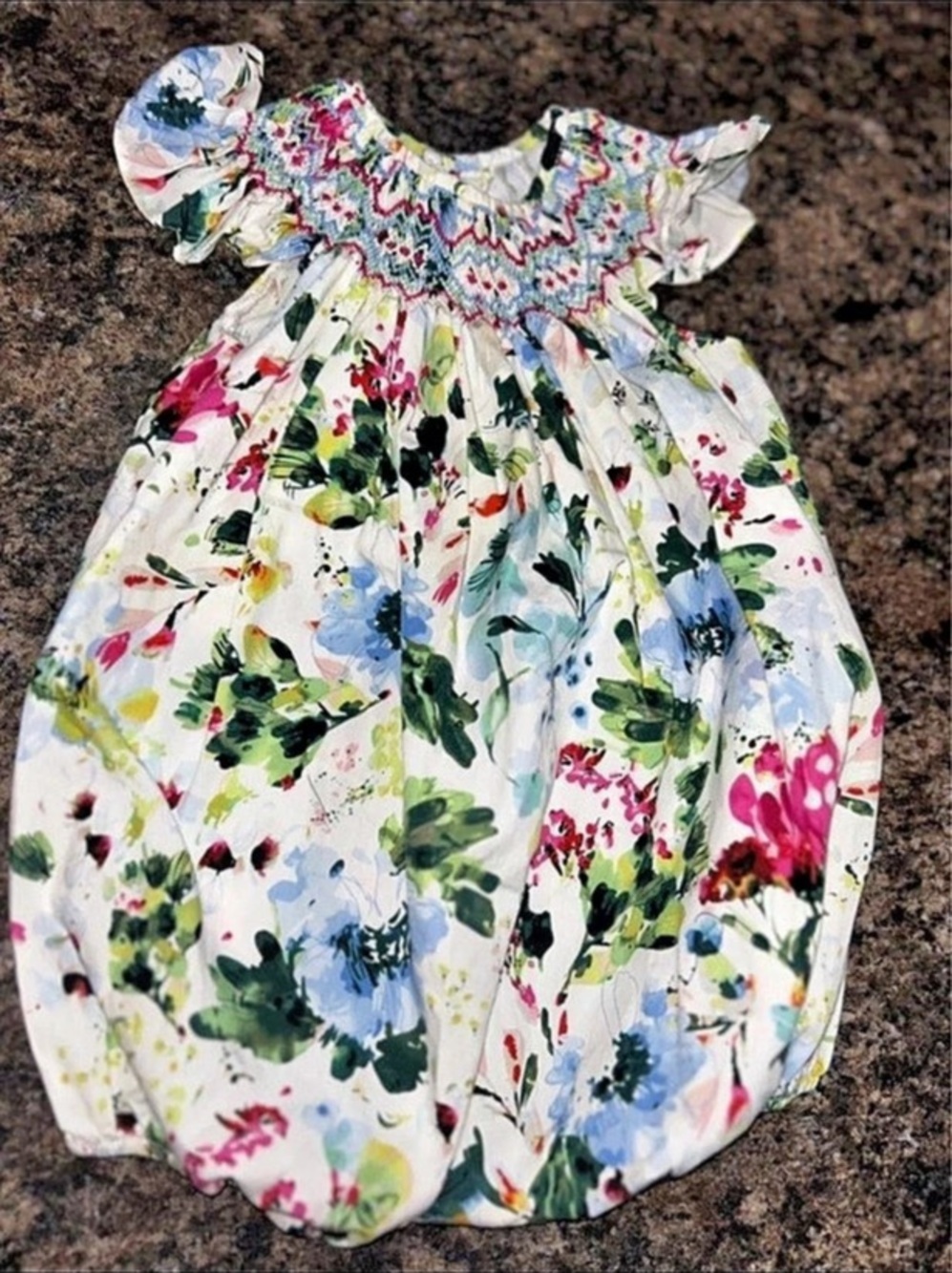 Mom n me Girls Floral Dress Size 3T Like New